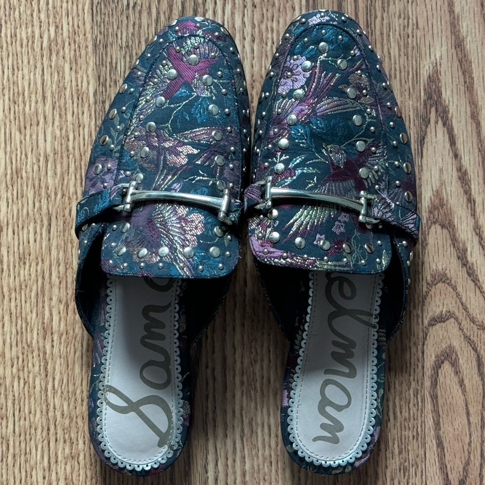 Women’s Sam Edelman Marilyn Mule - Bird Print Multi